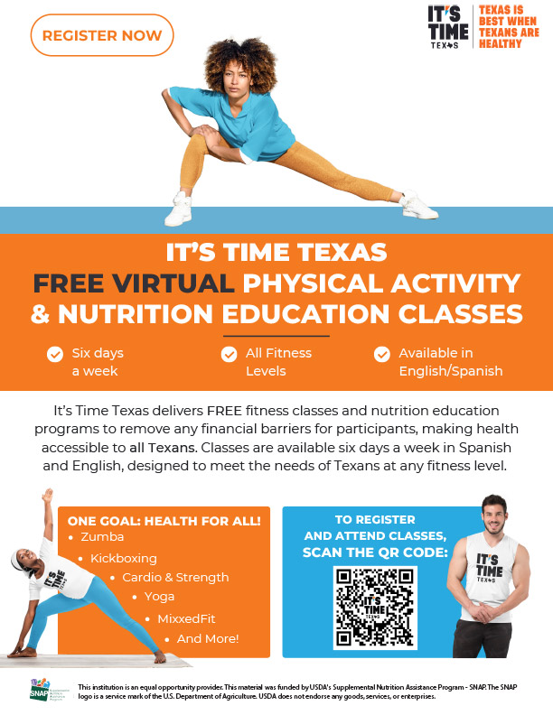 Virtual Physical Activity & Nutrition Flyer